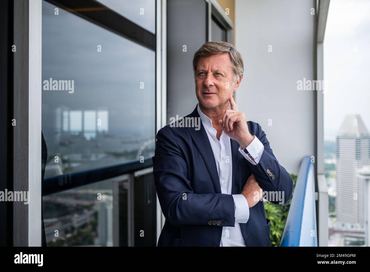 Singapore, Singapore. 13th luglio, 2022. Presidente e CEO di Accor, SEBASTIEN BAZIN, presso l'Hotel Swissotel The Stamford di Singapore. (Credit Image: © Maverick Asio/ZUMA Press) Foto Stock