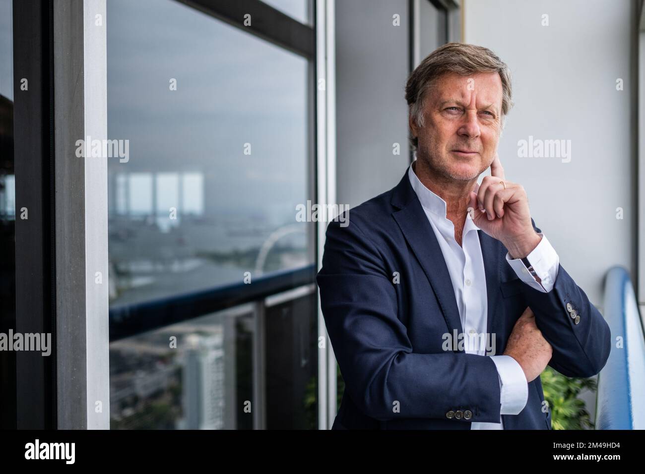 Singapore, Singapore. 13th luglio, 2022. Presidente e CEO di Accor, SEBASTIEN BAZIN, presso l'Hotel Swissotel The Stamford di Singapore. (Credit Image: © Maverick Asio/ZUMA Press) Foto Stock