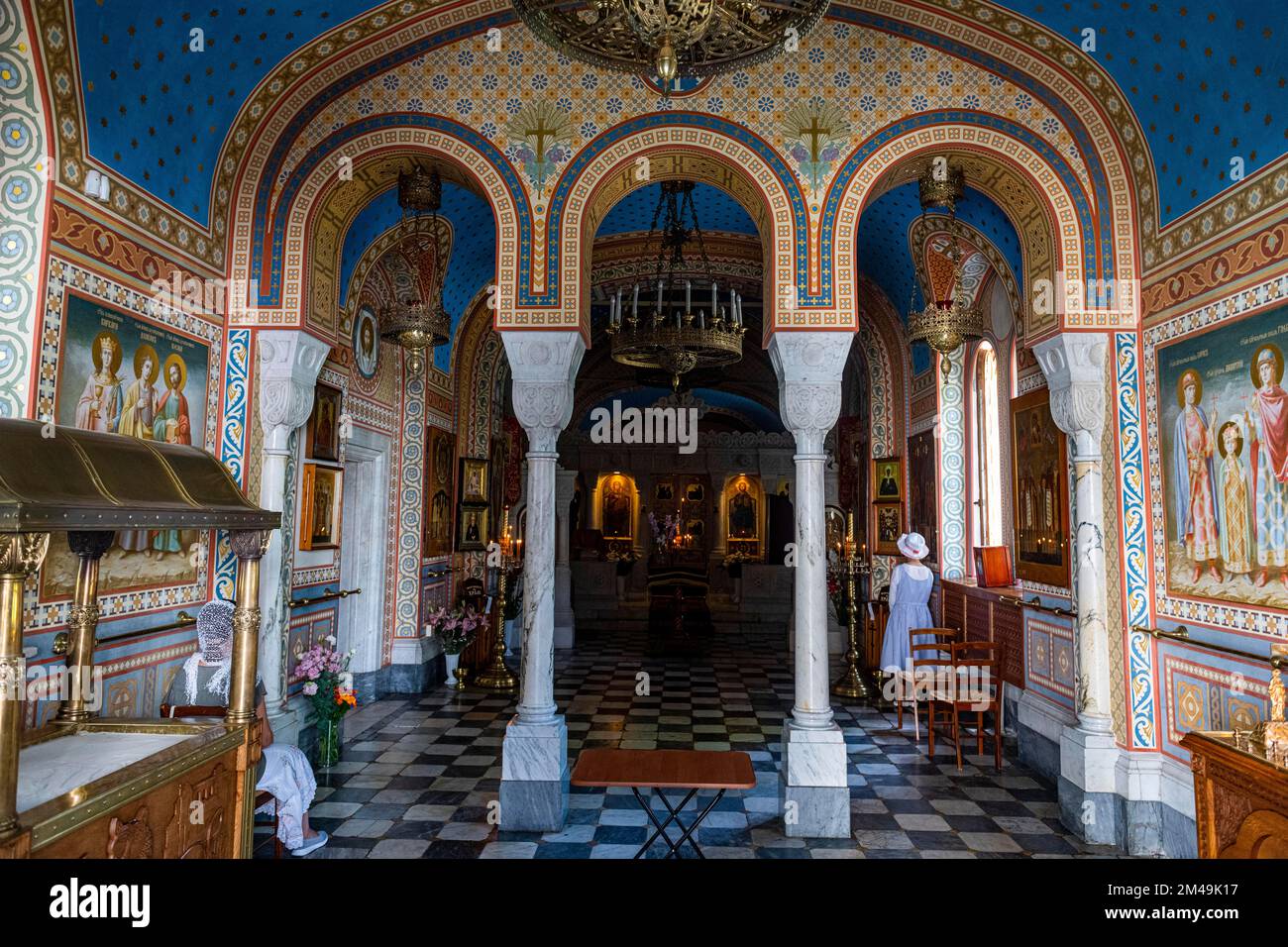 Livadia Palace, Yalta, Crimea, Russia Foto Stock