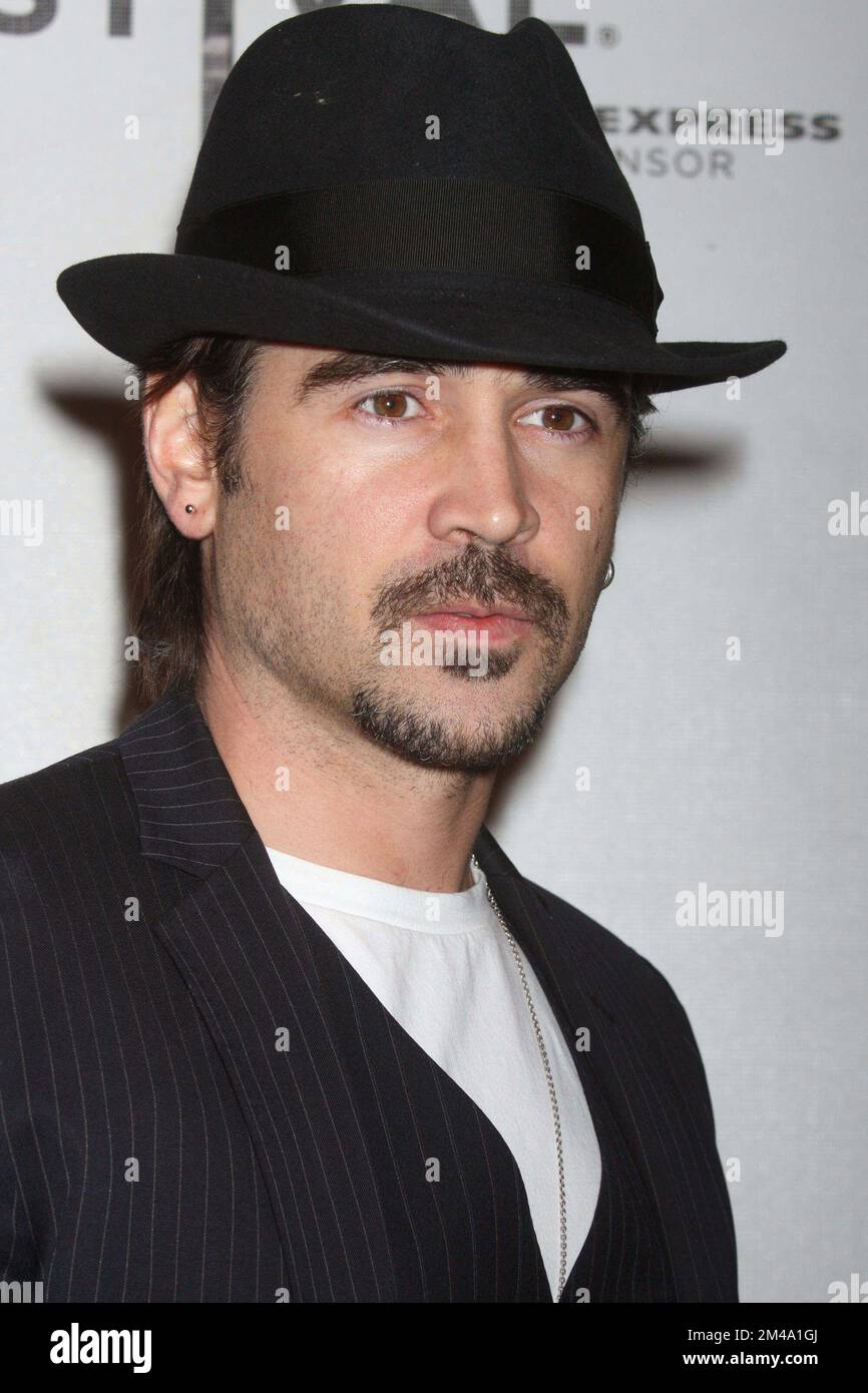 Colin Farrell partecipa alla prima edizione del Tribeca Film Festival di 'Ondine' al BMCC/Tribeca Performing Arts Center di New York il 28 aprile 2010. Photo Credit: Henry McGee/MediaPunch Foto Stock