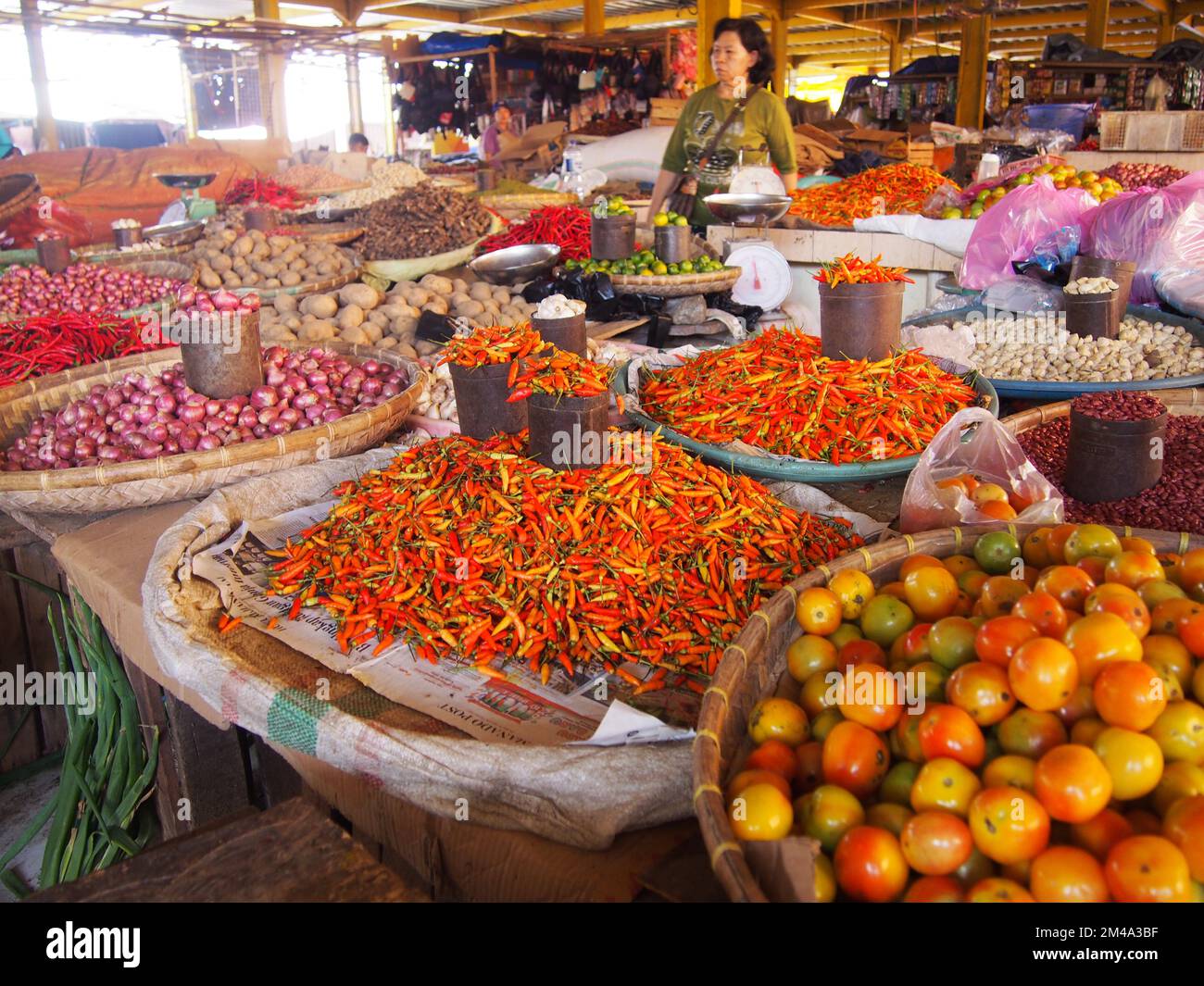 Mercato estremo: Manado Indonesia Foto Stock