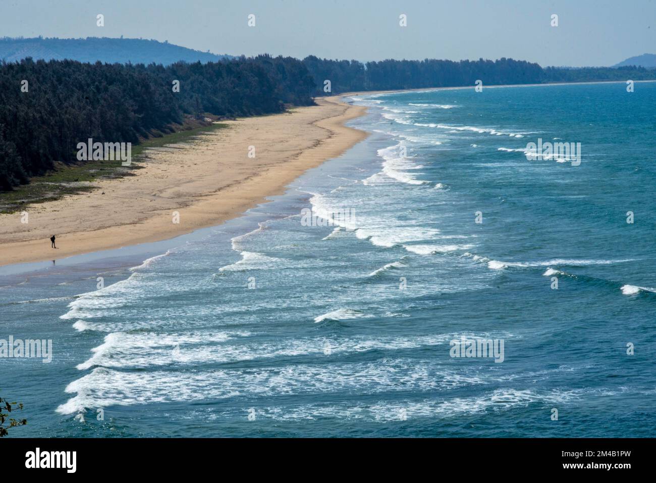 Malvan Beach, Konkan, Alibaug, Maharashtra, India Foto Stock