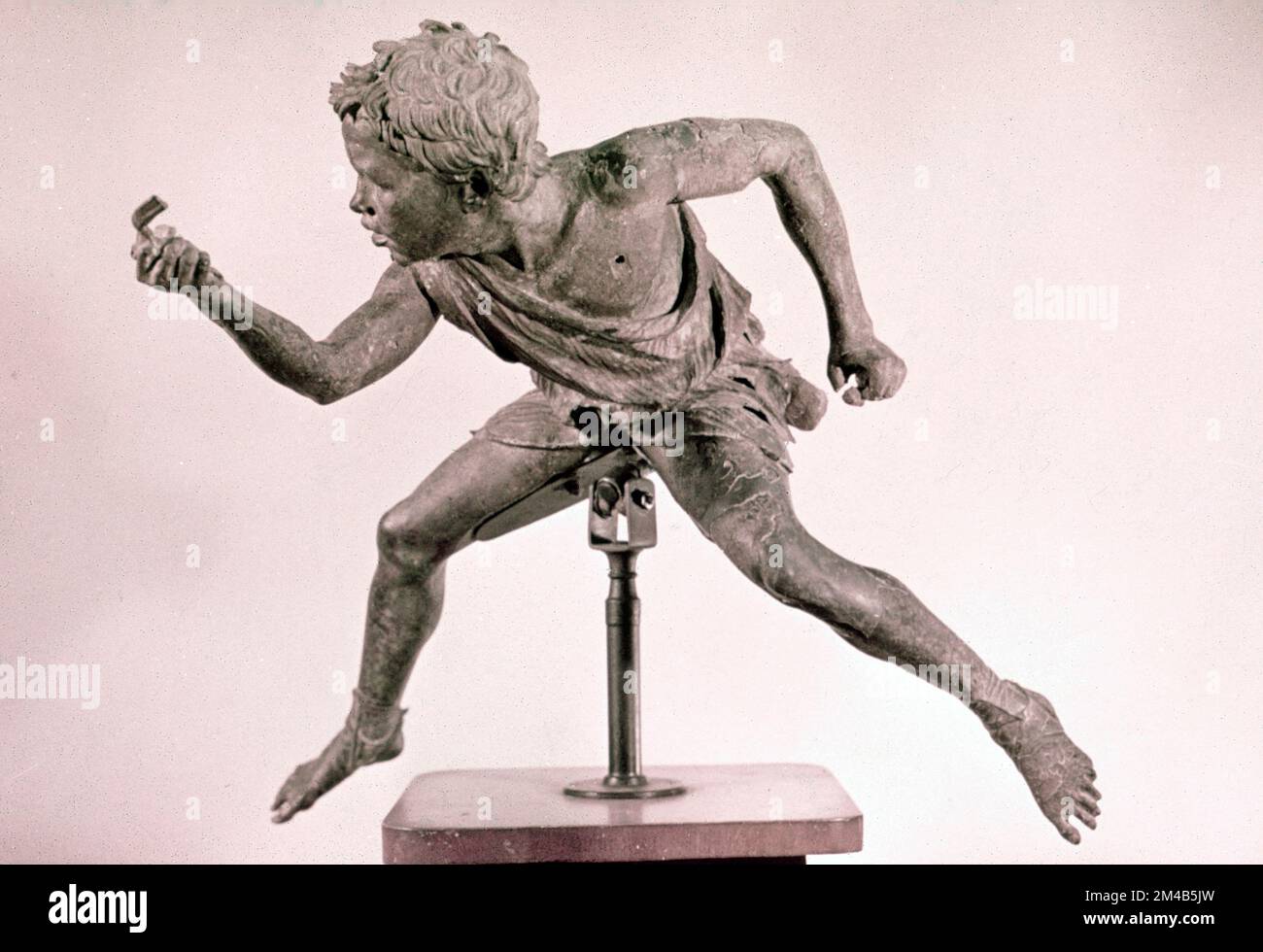 Statua di bronzo di un jockey, Grecia 200 a.c. Foto Stock