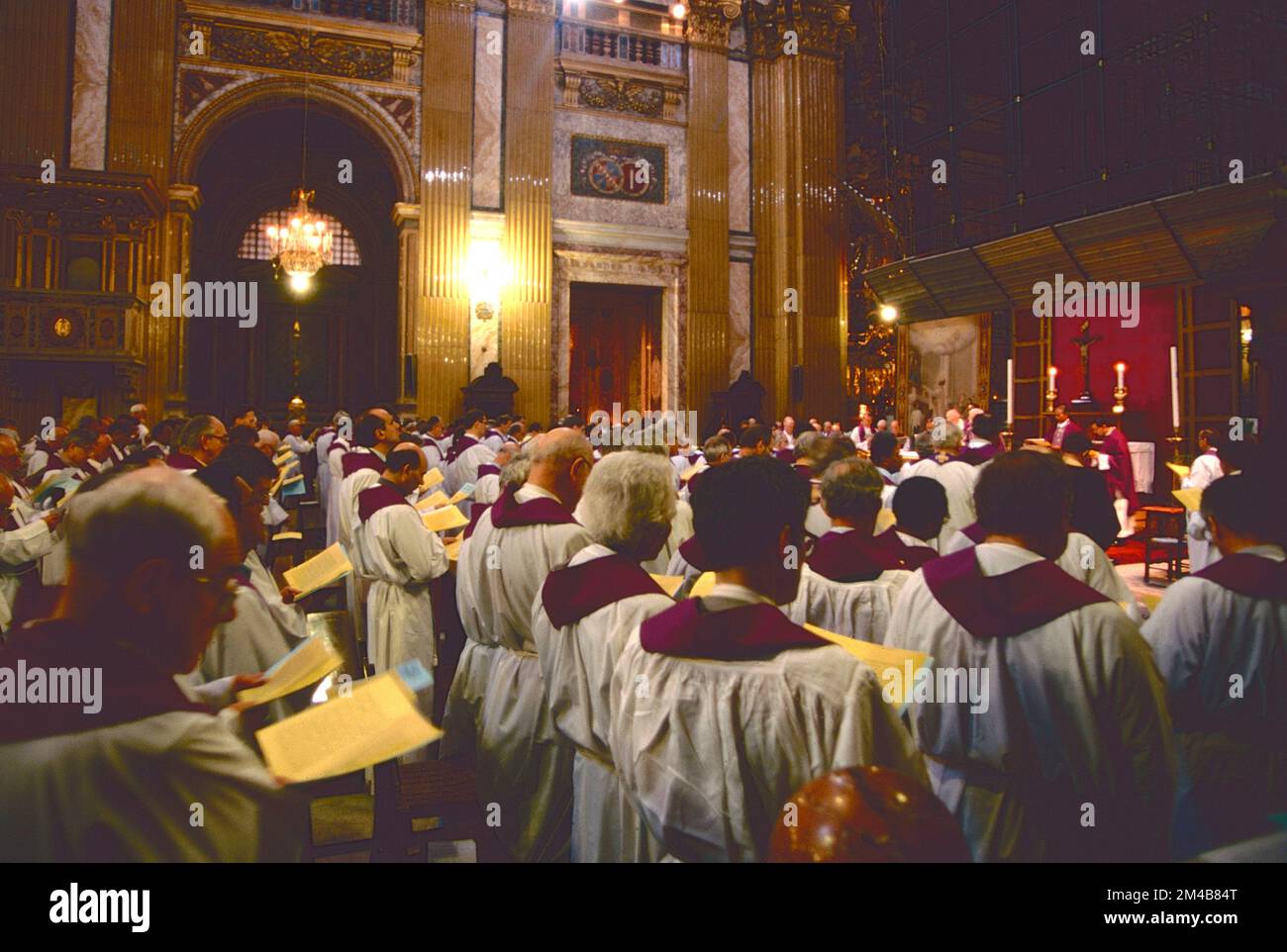 34th Congregazione generale dei figli di S. Ignazio, Roma, Italia 1995 Foto Stock