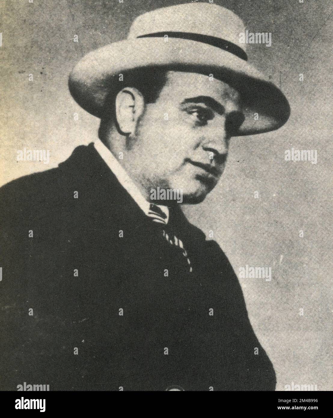 Ritratto del gangster americano al Capone, USA 1930s Foto Stock