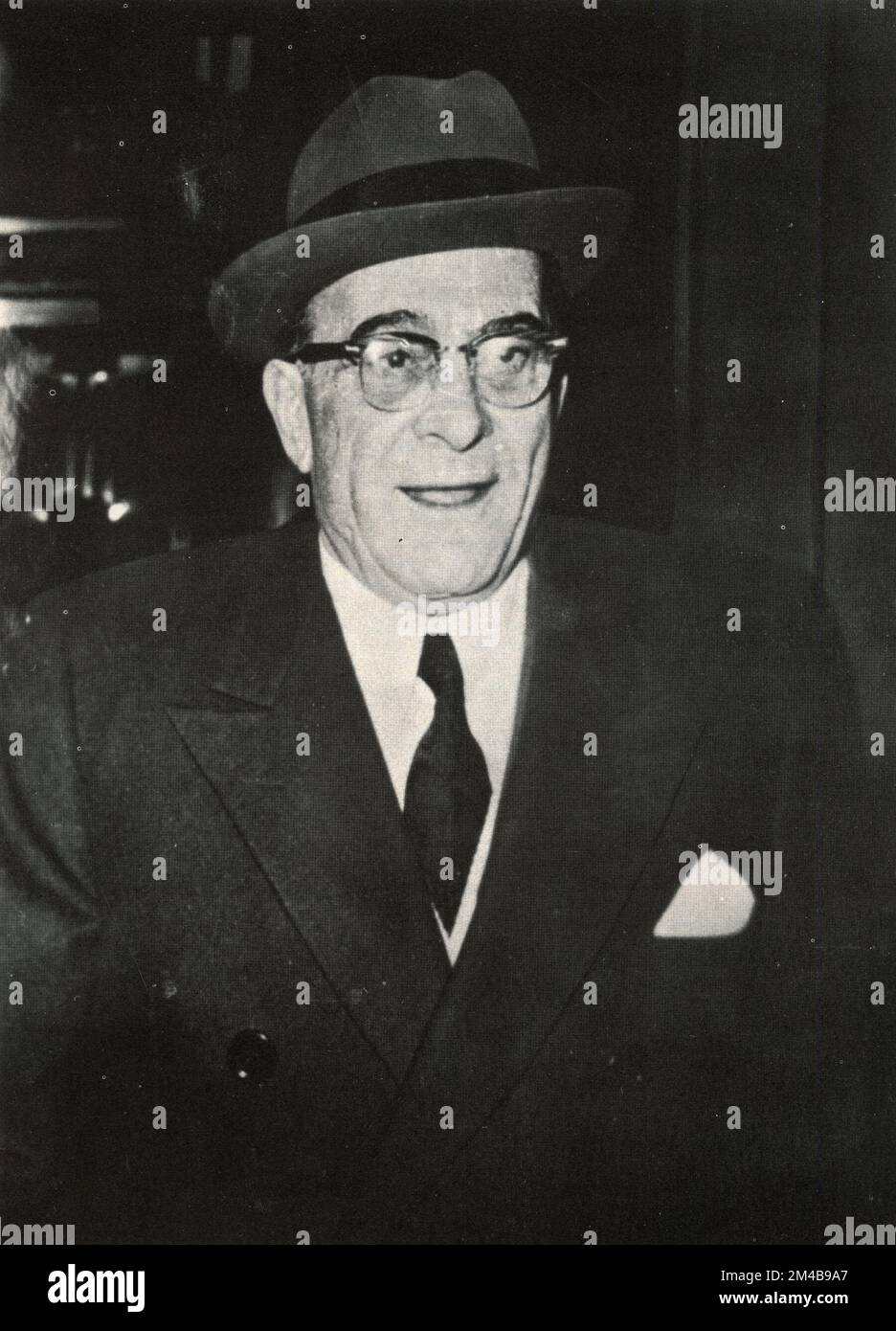Mobster americano di origine italiana Vito Genovese, USA 1940s Foto Stock