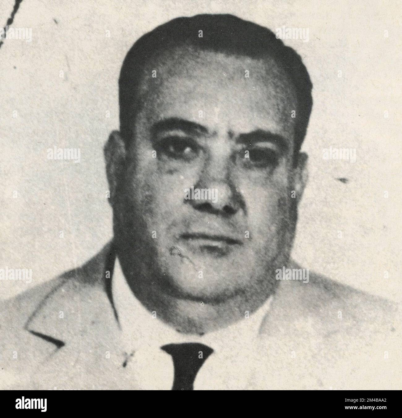 Gangster italiano e mobster mafioso Rosario Mancino, Italia 1960s Foto Stock