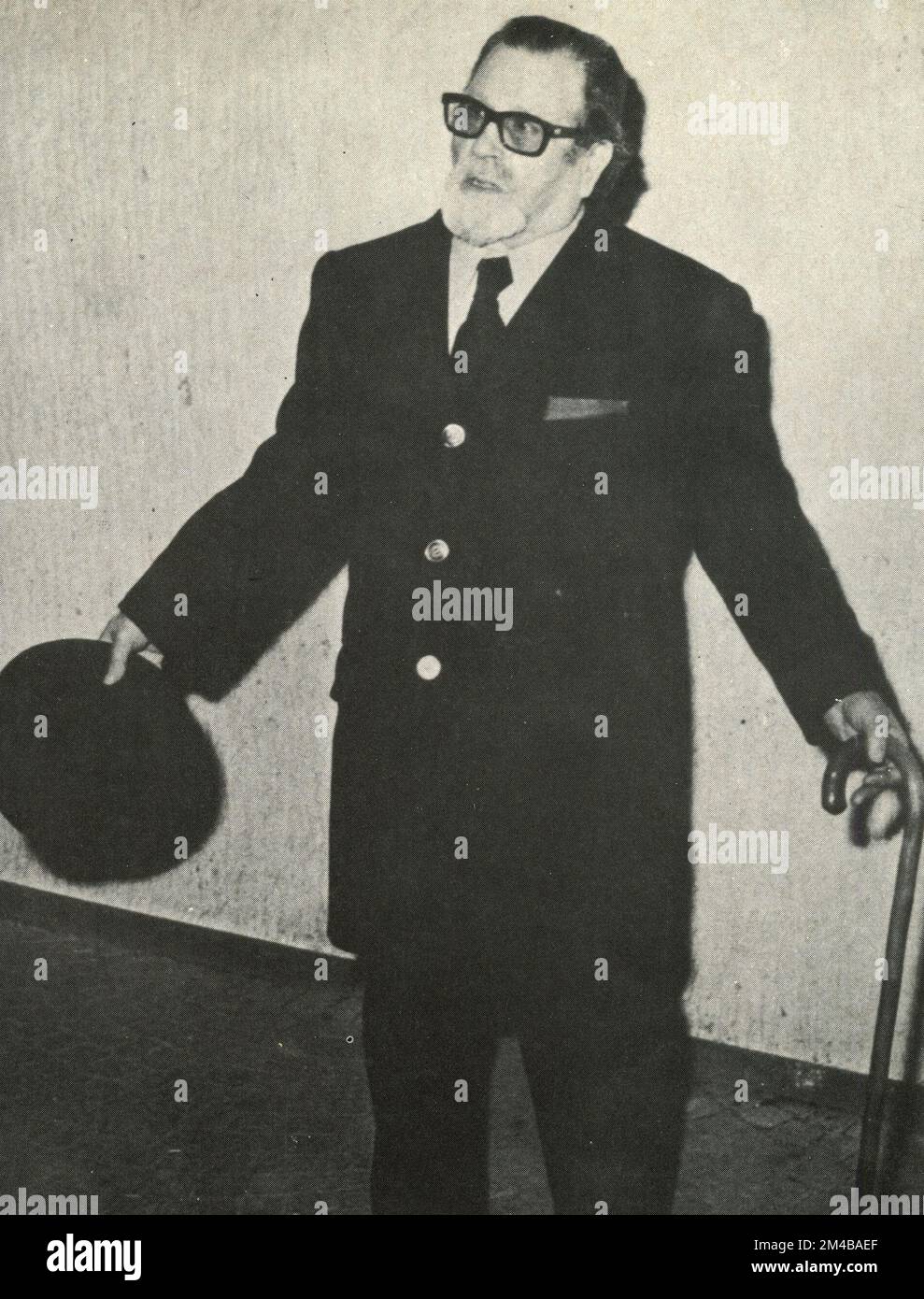 Gangster italiano e mobster mafioso Frank Coppola, Italia 1960s Foto Stock