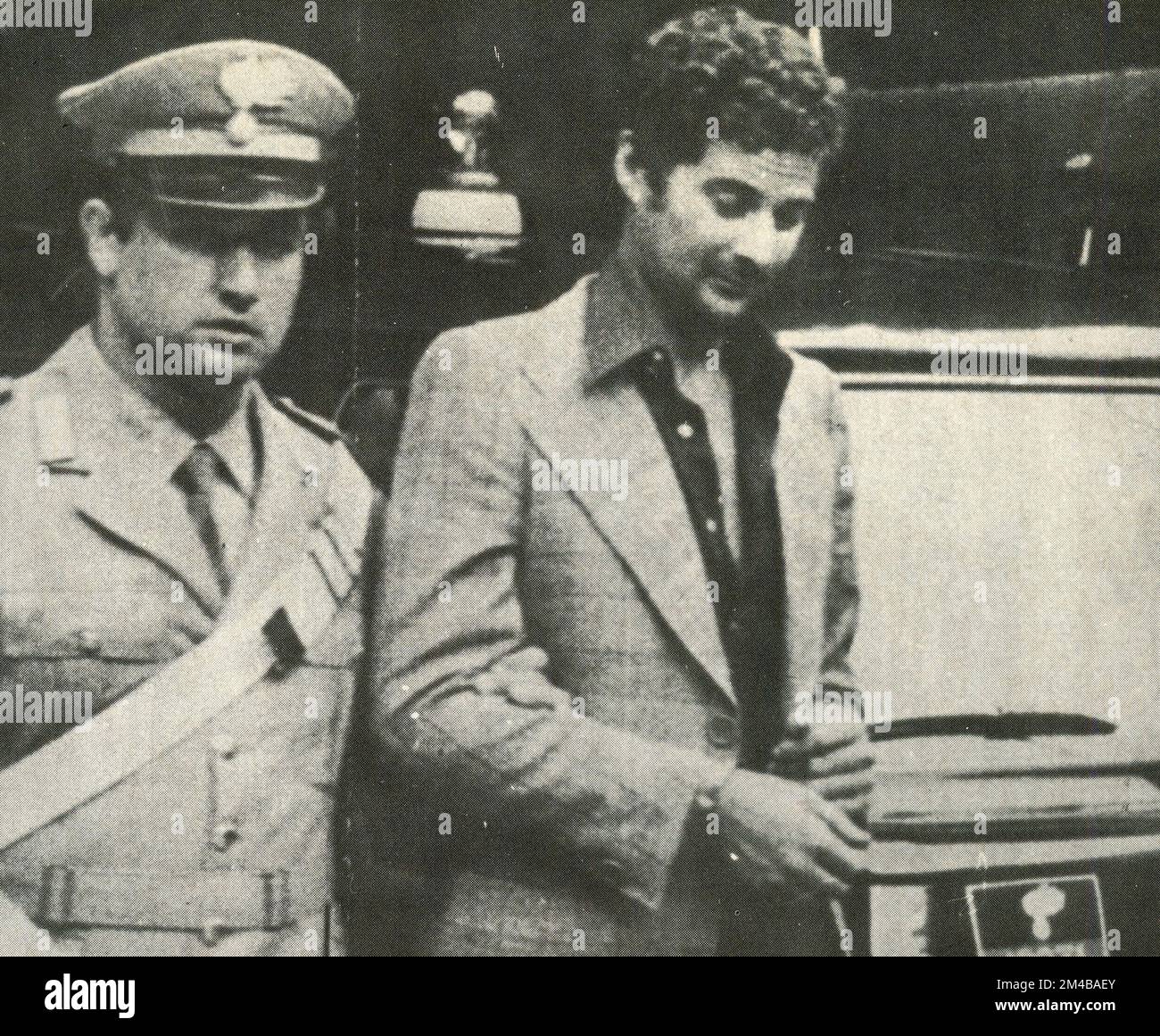 Gangster italiano e mobster mafioso Natale Rimi, Italia 1970s Foto Stock