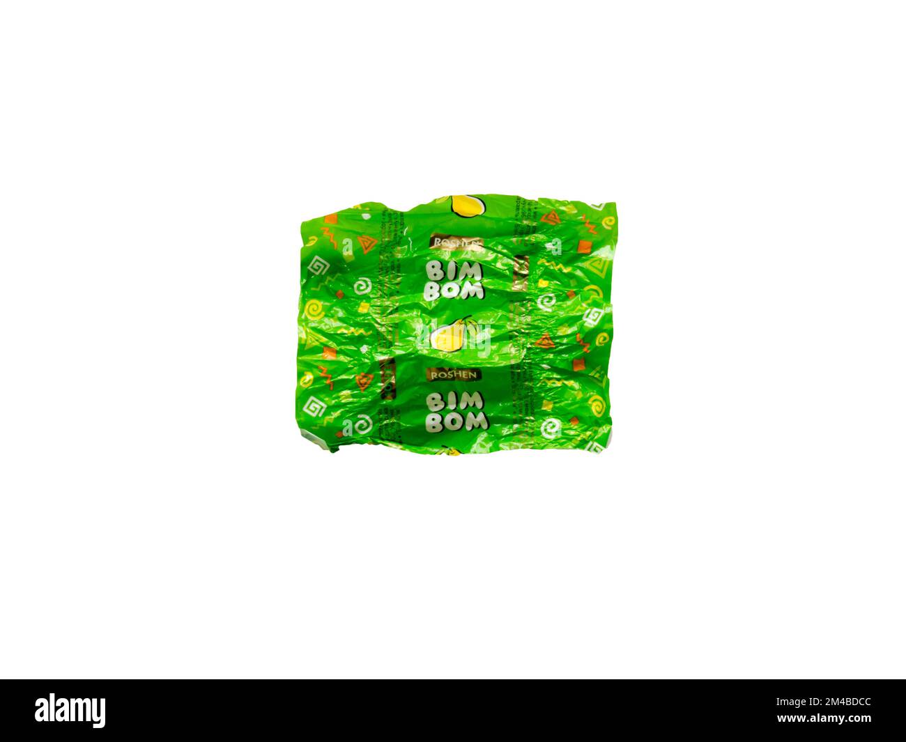 Caramella Roshen. Roshen Confectionery Corporation è un gruppo ucraino leader nella produzione di dolciumi. Foto Stock