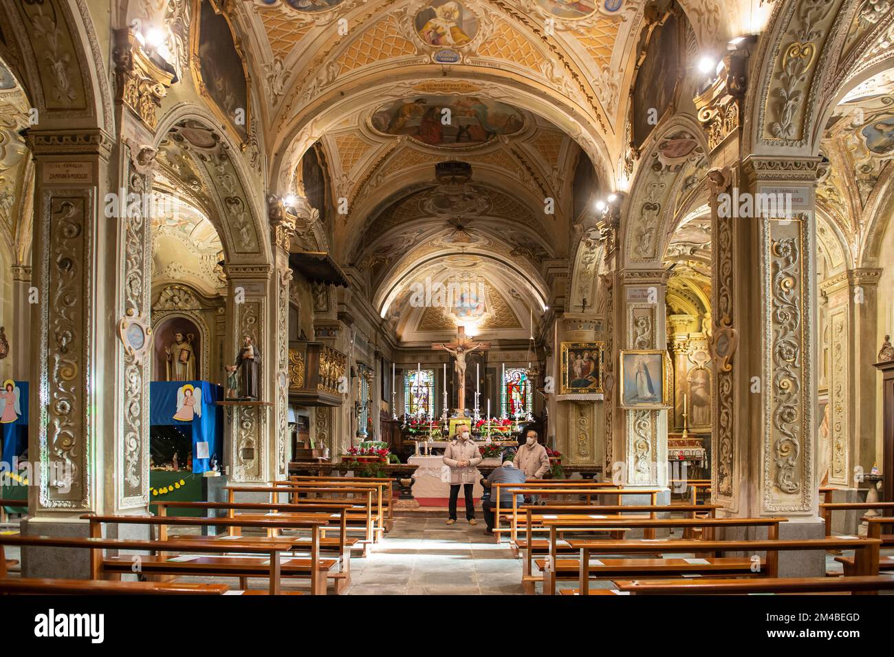 chiesa di san maiolo, agrano, italia Foto Stock