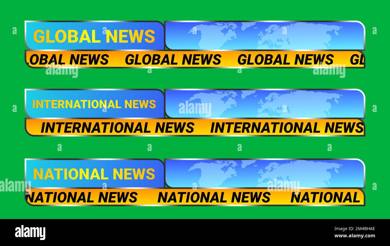 Diverse linee di catagoria delle notizie con spazio di testo. notizie eventi relativi concetto. Foto Stock