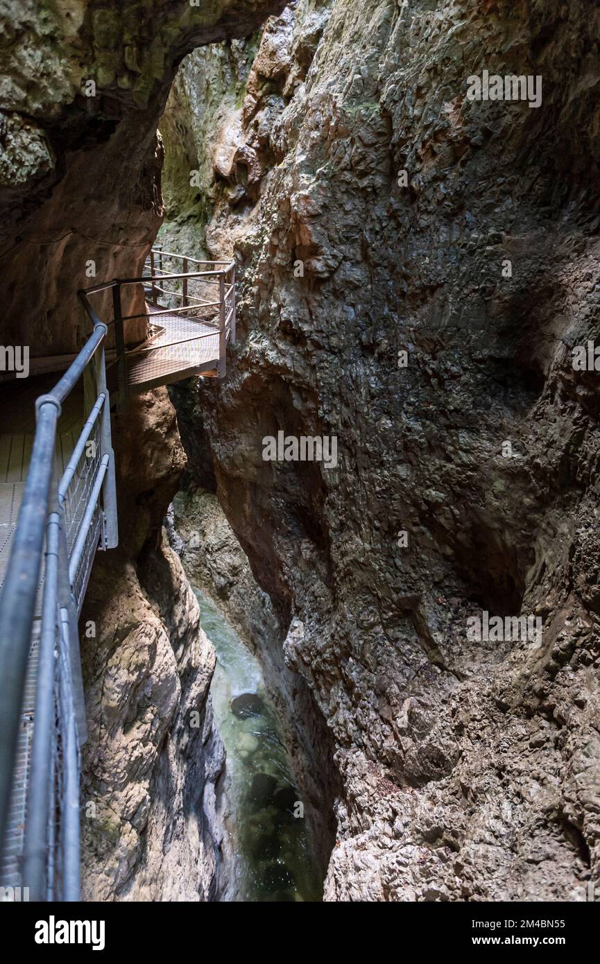 parco fluviale di novella, novella, italia Foto Stock