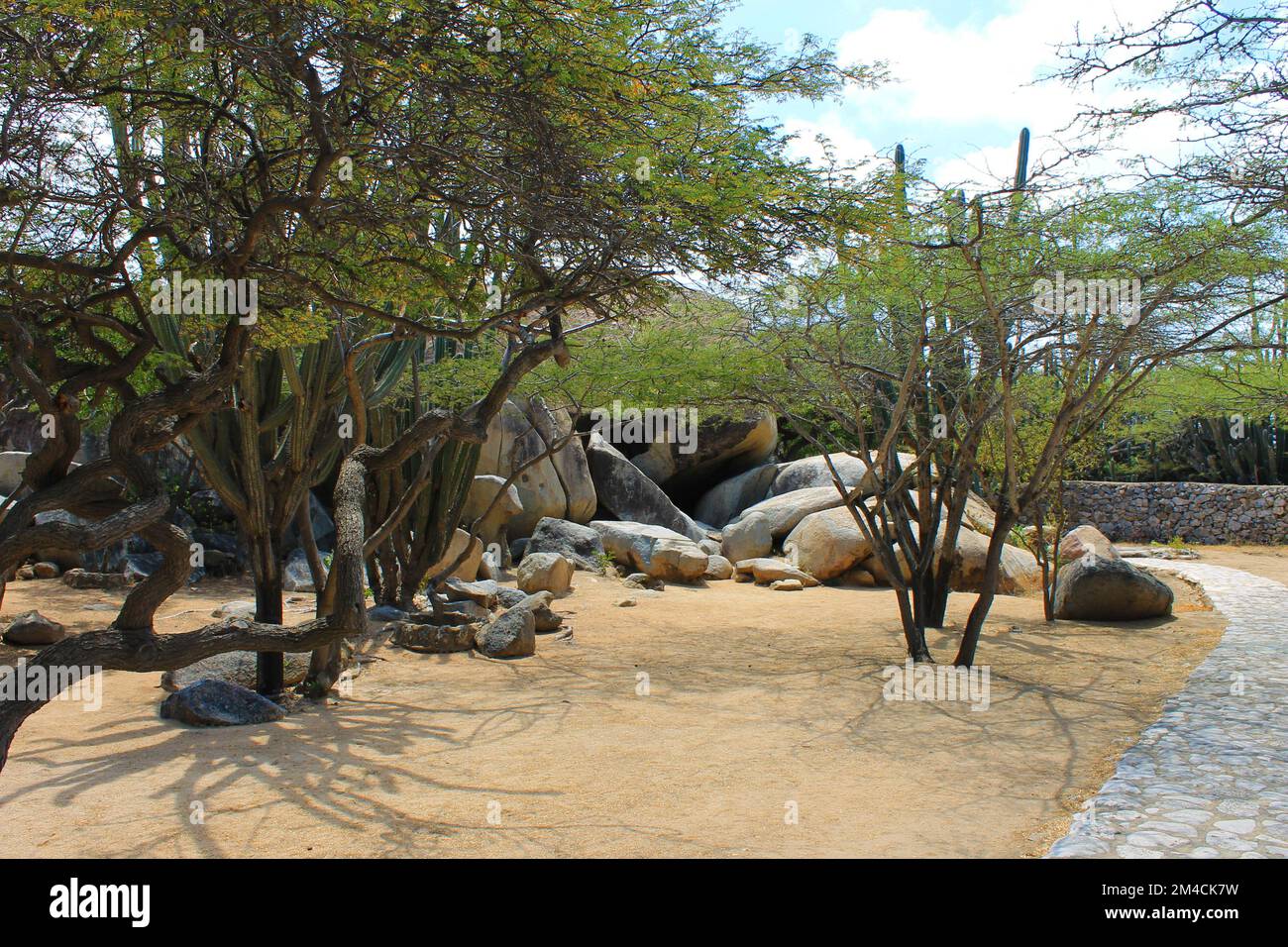 Casibari formazioni rocciose, Aruba. Foto Stock