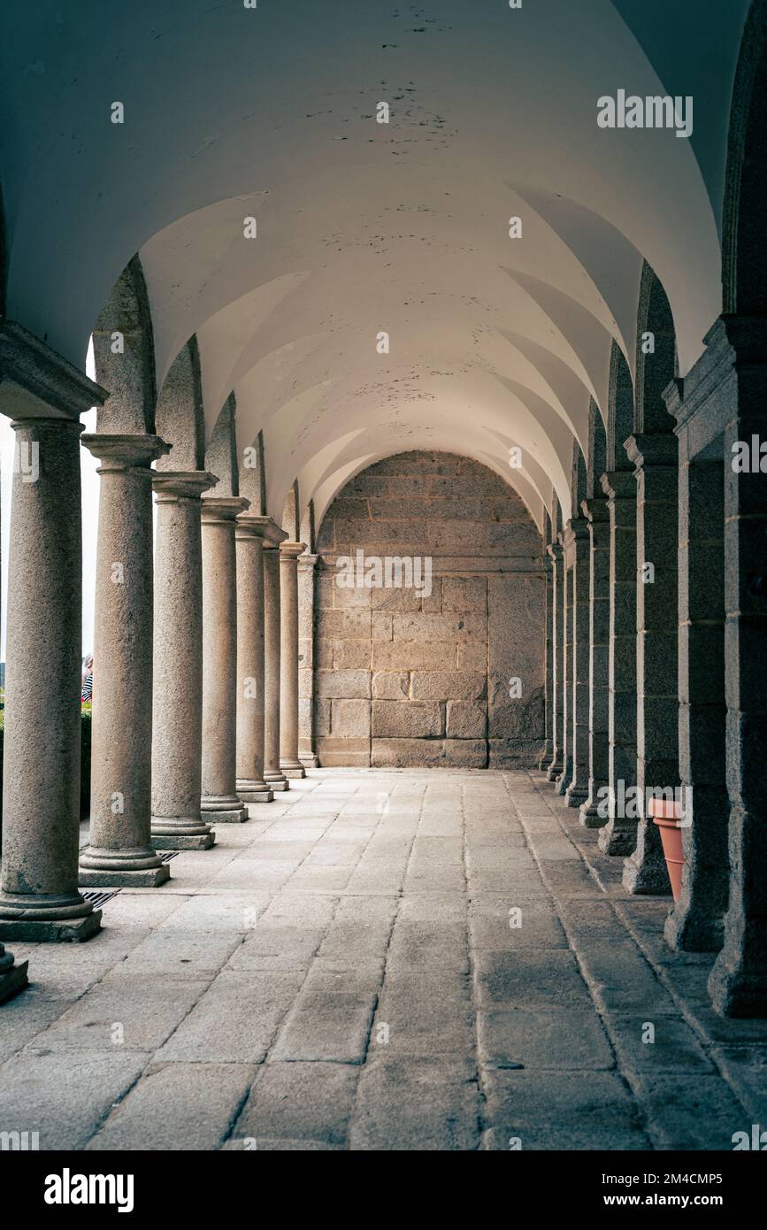 Il Monastero reale di San Lorenzo de El Escorial vicino a Madrid, Spagna Foto Stock