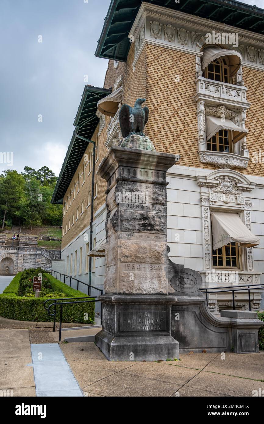 La bellissima città di Hot Springs, Arkansas Foto Stock