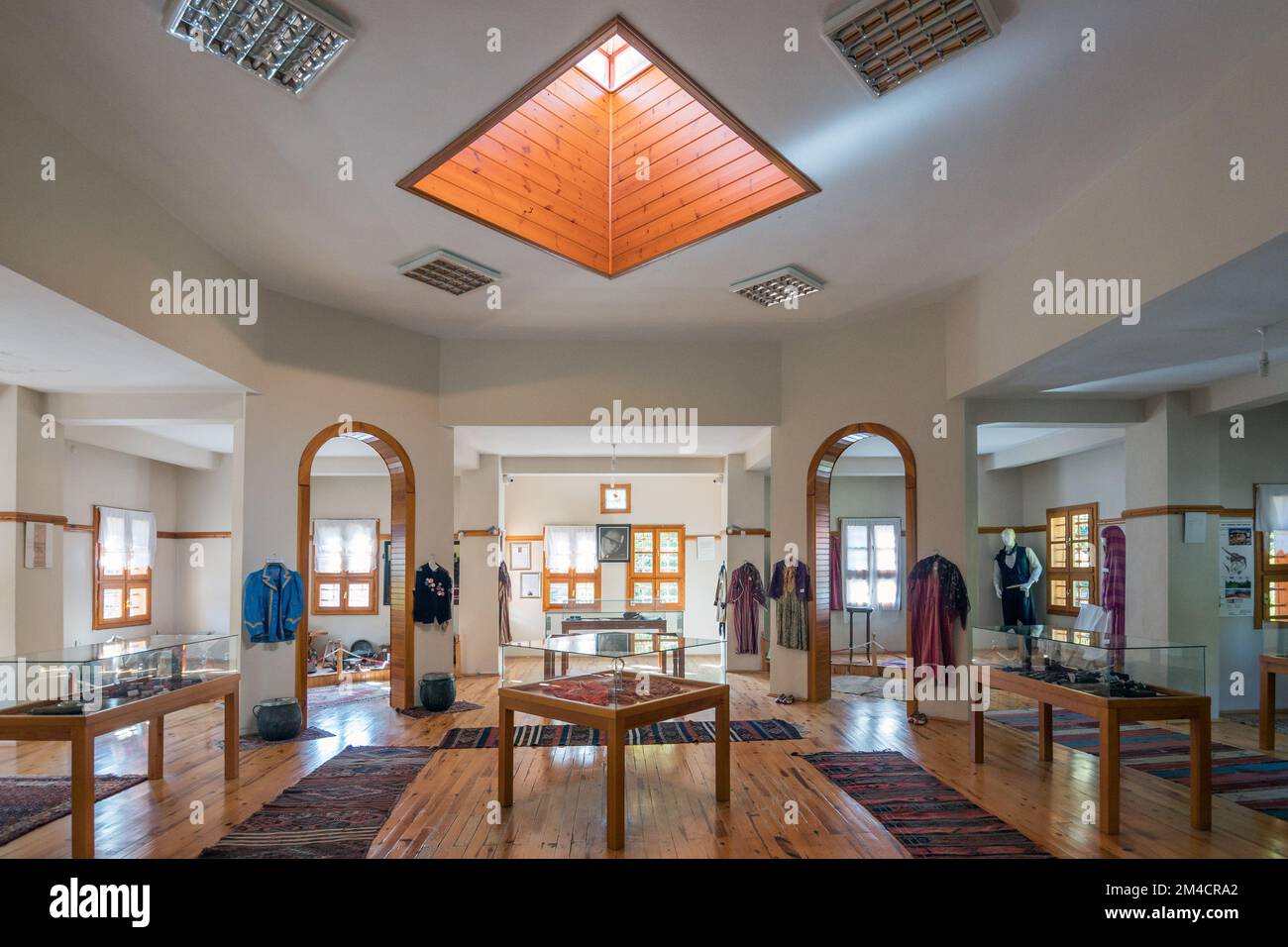 Villaggio Apcaga a Kemaliye (Egin), Erzincan, Anatolia orientale della Turchia Foto Stock