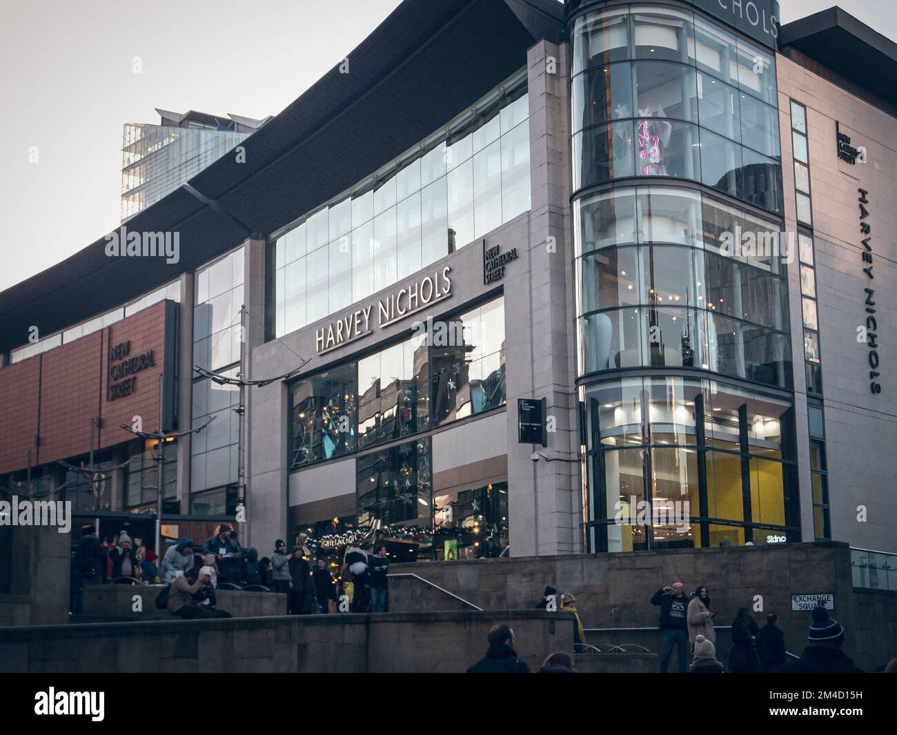 Harvey Nichols a Manchester. Foto Stock