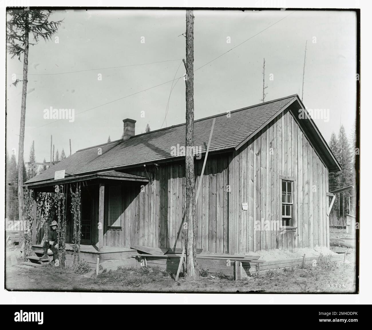 Siti amministrativi - stazioni Rangers. Fotografie relative alle foreste nazionali, alle pratiche di gestione delle risorse, al personale e alla storia culturale ed economica Foto Stock