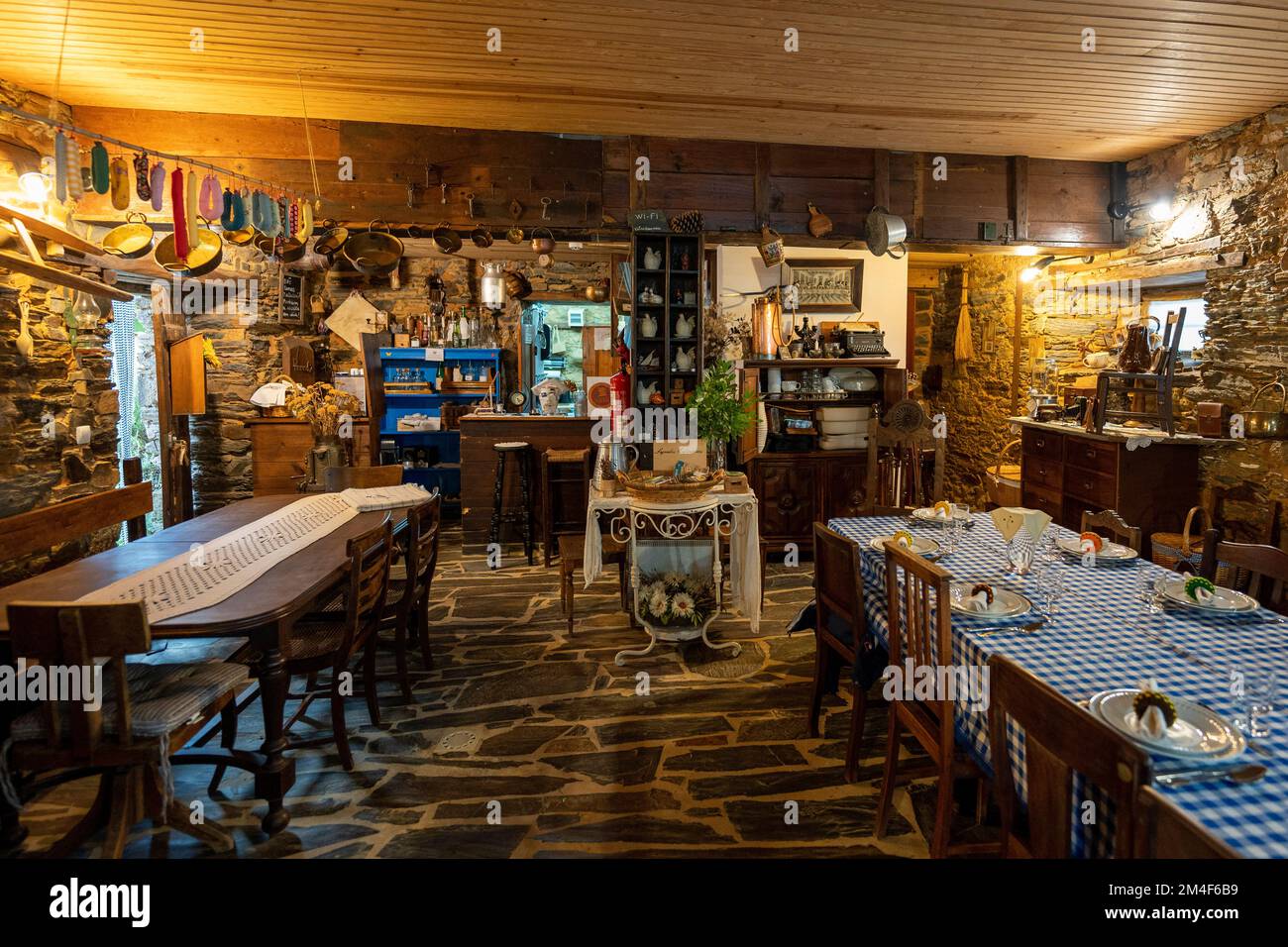 Casa da Eira Lodge a Vilar dos Condes, Oleiros, Portogallo, Europa Foto Stock