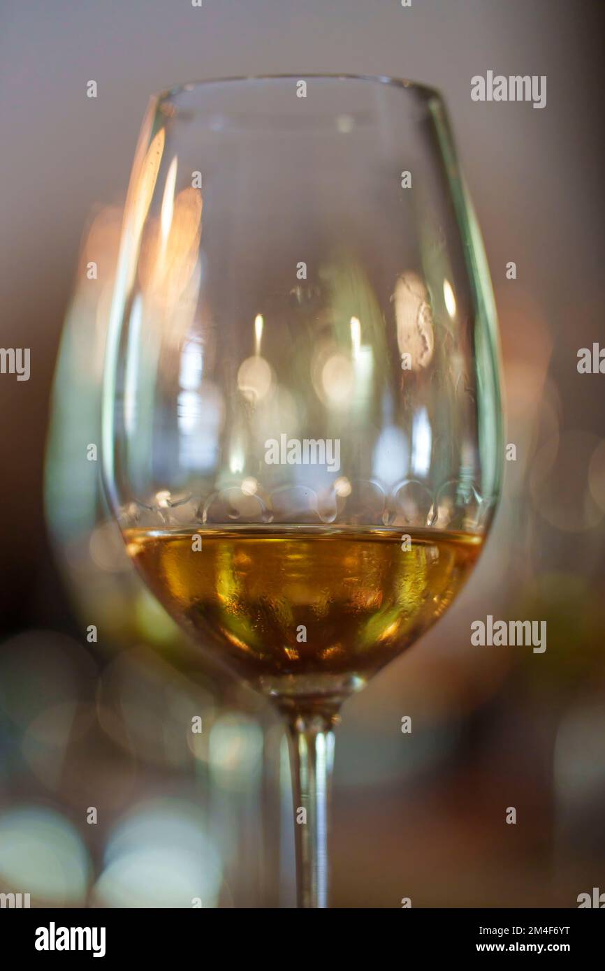 Bicchiere di vino Foto Stock