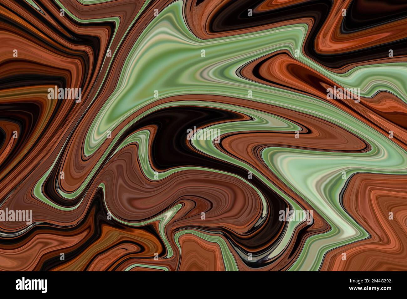 Sfondo a trama di marmo fluido con motivo astratto colorato ondulato Foto Stock