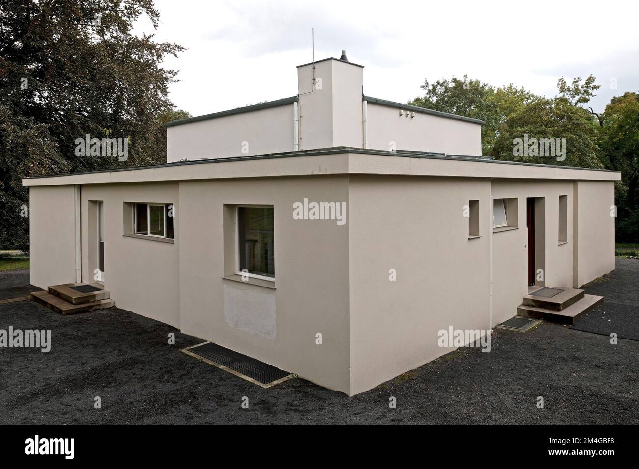 Haus am Horn, casa modello per la prima mostra Bauhaus nel 1923, Germania, Thueringen, Weimar Foto Stock