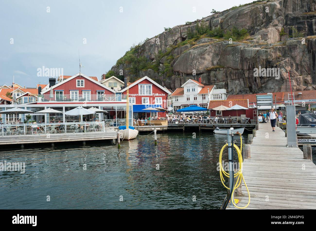 Fjällbacka, comune di Tanum, Contea di Västra Götaland, Svezia Foto Stock