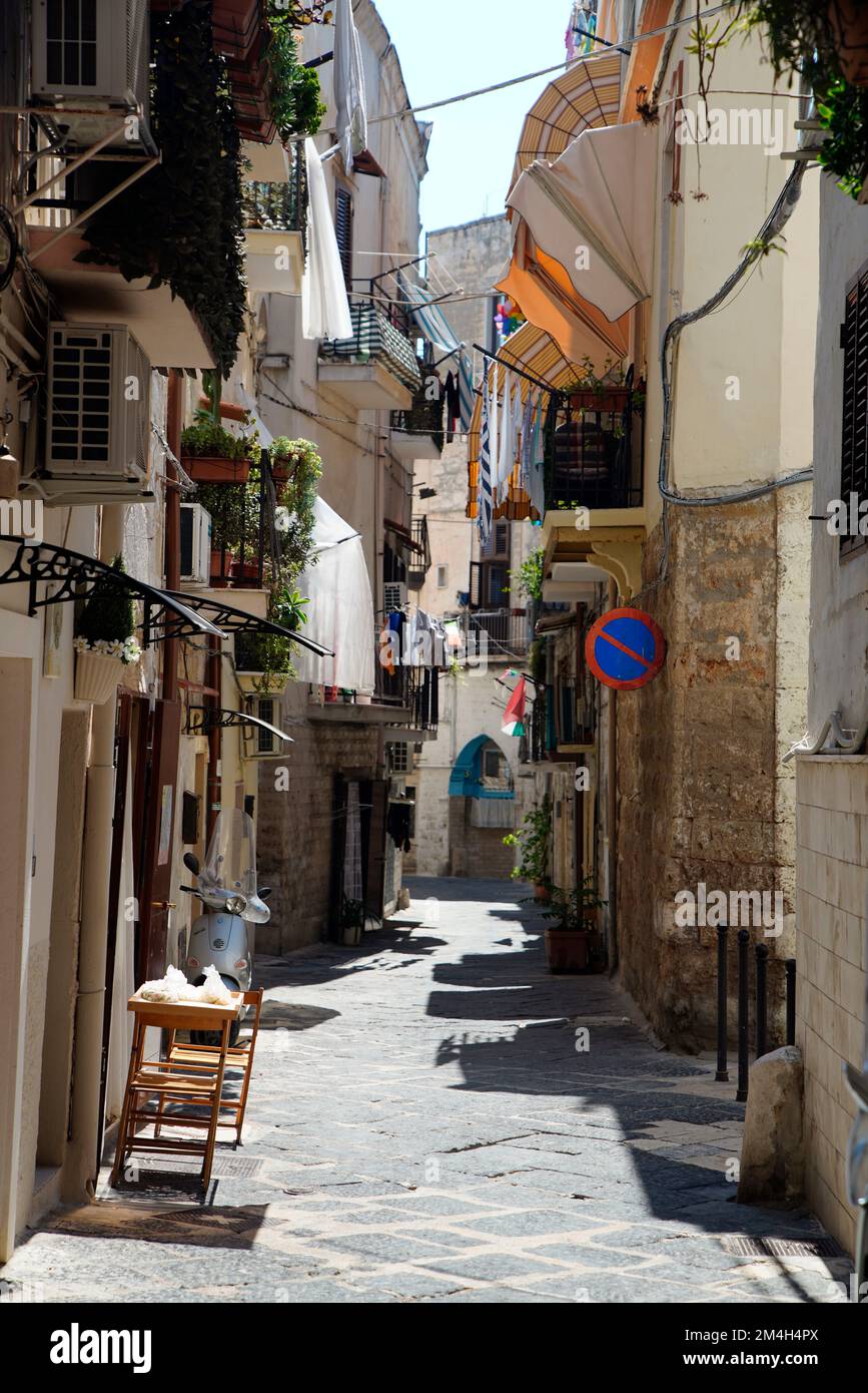 Vicolo, centro storico, Bari, provincia di Bari, Regione Puglia, Italystreet Foto Stock