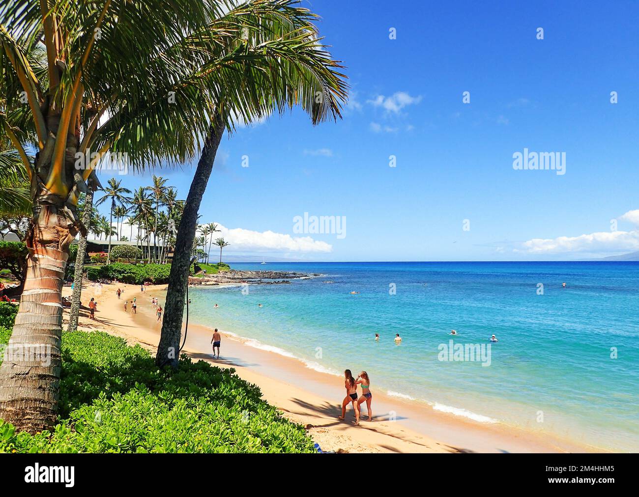 Napili Bay beach, Maui, Hawaii. Foto Stock