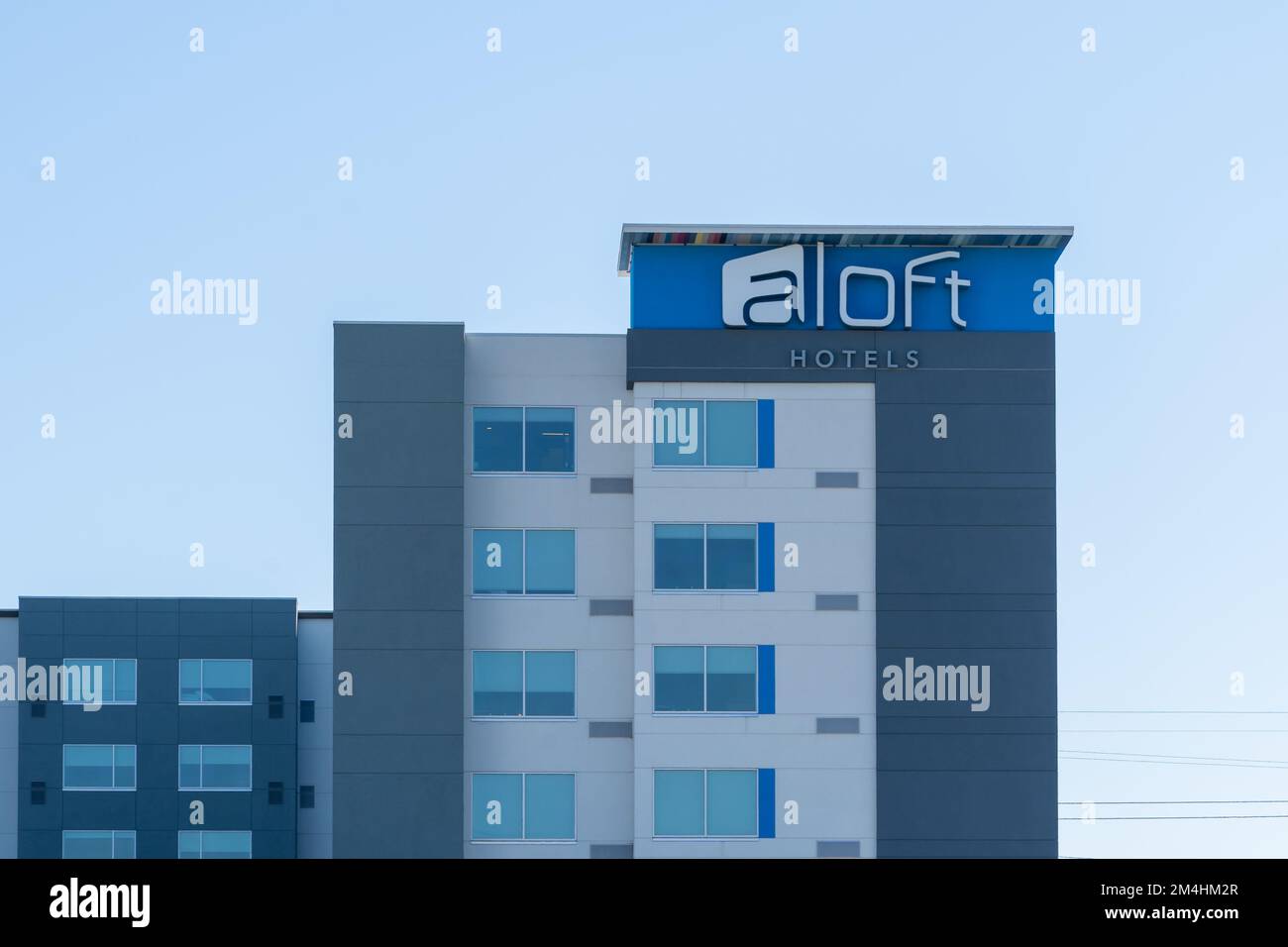 Aloft Hotel a Orlando, Florida, Stati Uniti. Foto Stock