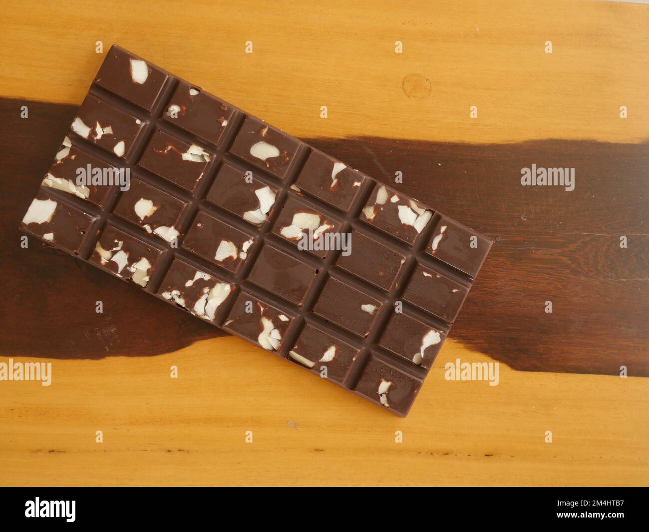 barrette di cioccolato fatte a mano diversi tipi Foto Stock