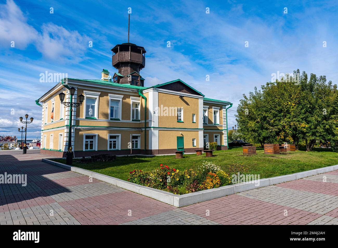 Museo storico di Tomsk, Tomsk, Tomsk Oblast, Russia Foto Stock