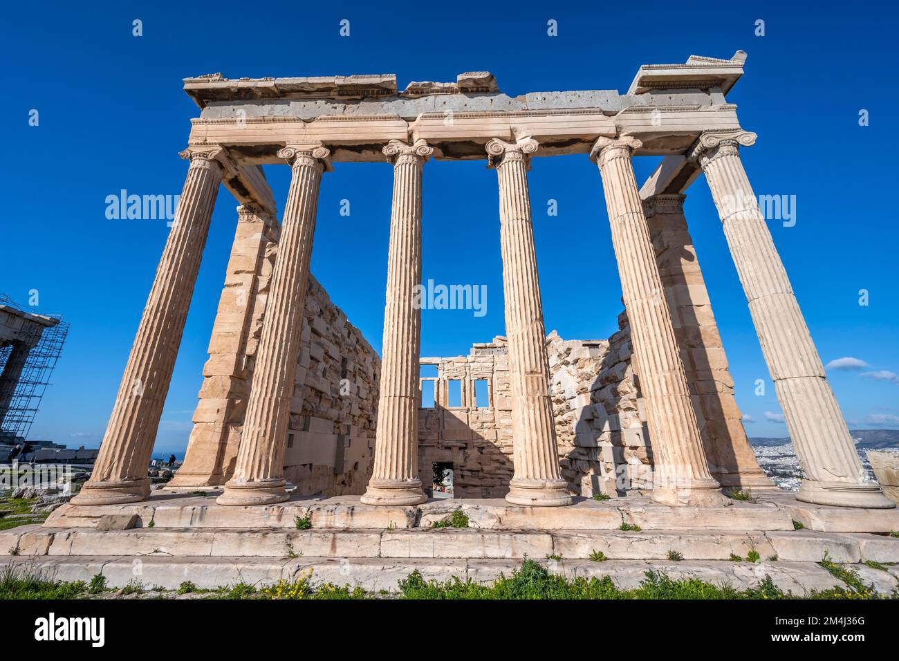 Tempio del Partenone, Acropoli, Atene, Grecia Foto Stock