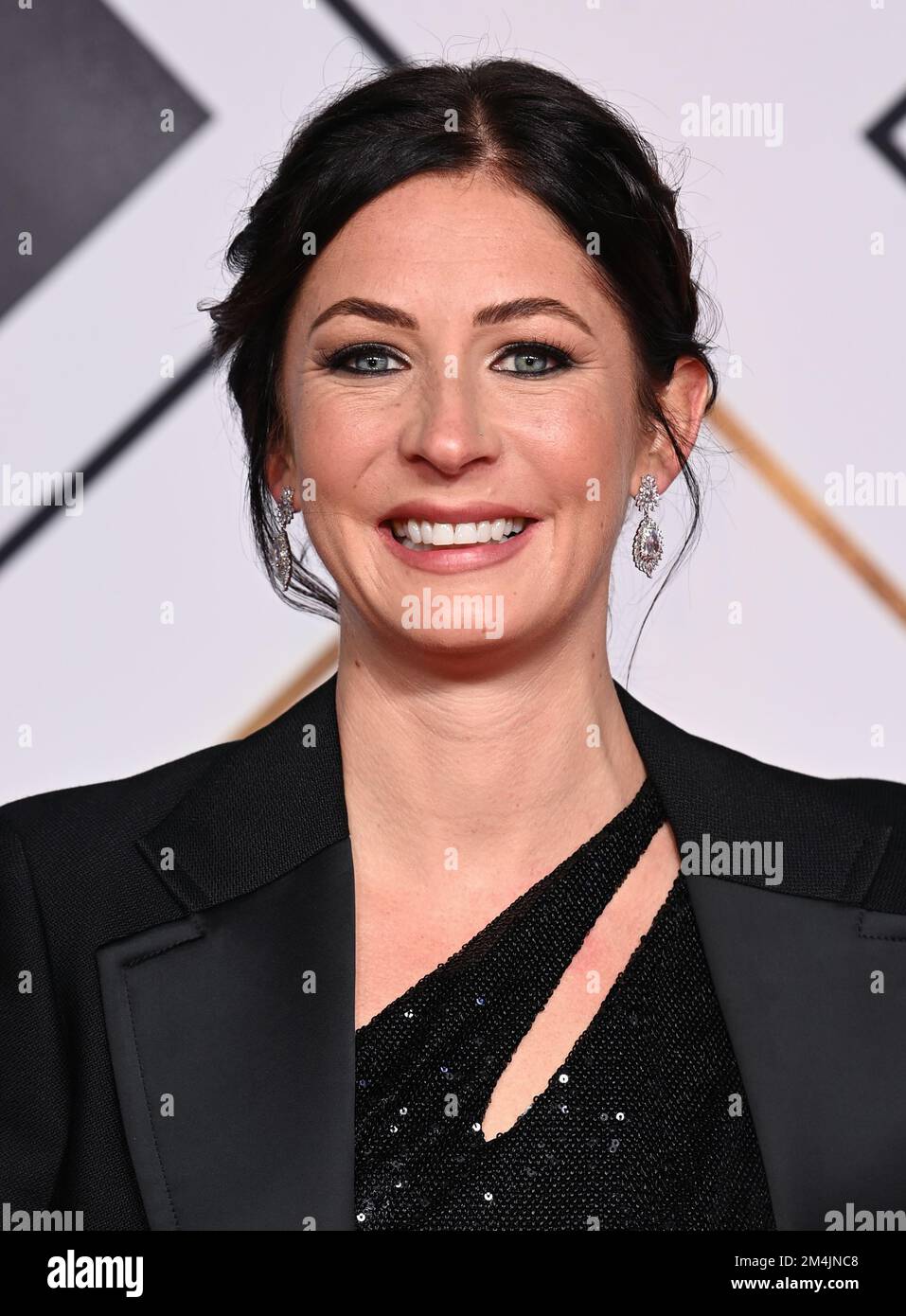 21st dicembre 2022, Londra, Regno Unito. Eve Muirhead arriva alla BBC Sports Personality of the Year 2022, MediaCityUK, Manchester. Credit: Doug Peters/EMPICS/Alamy Live News Foto Stock