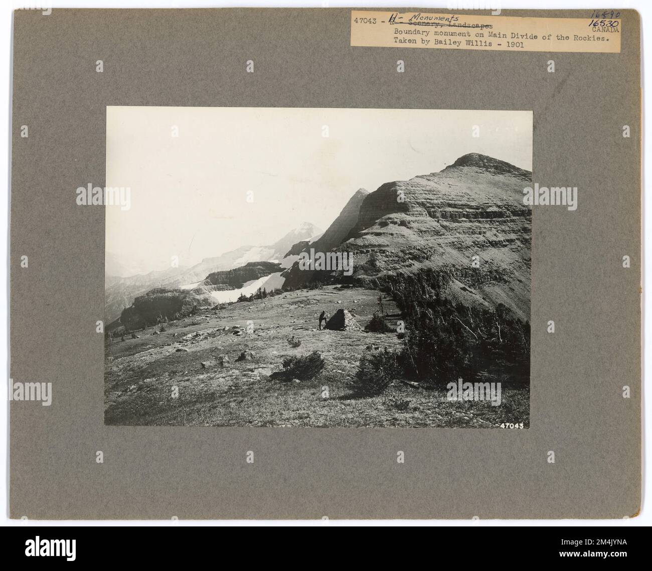 Monumenti storici - Canada. Fotografie relative alle foreste nazionali, alle pratiche di gestione delle risorse, al personale e alla storia culturale ed economica Foto Stock