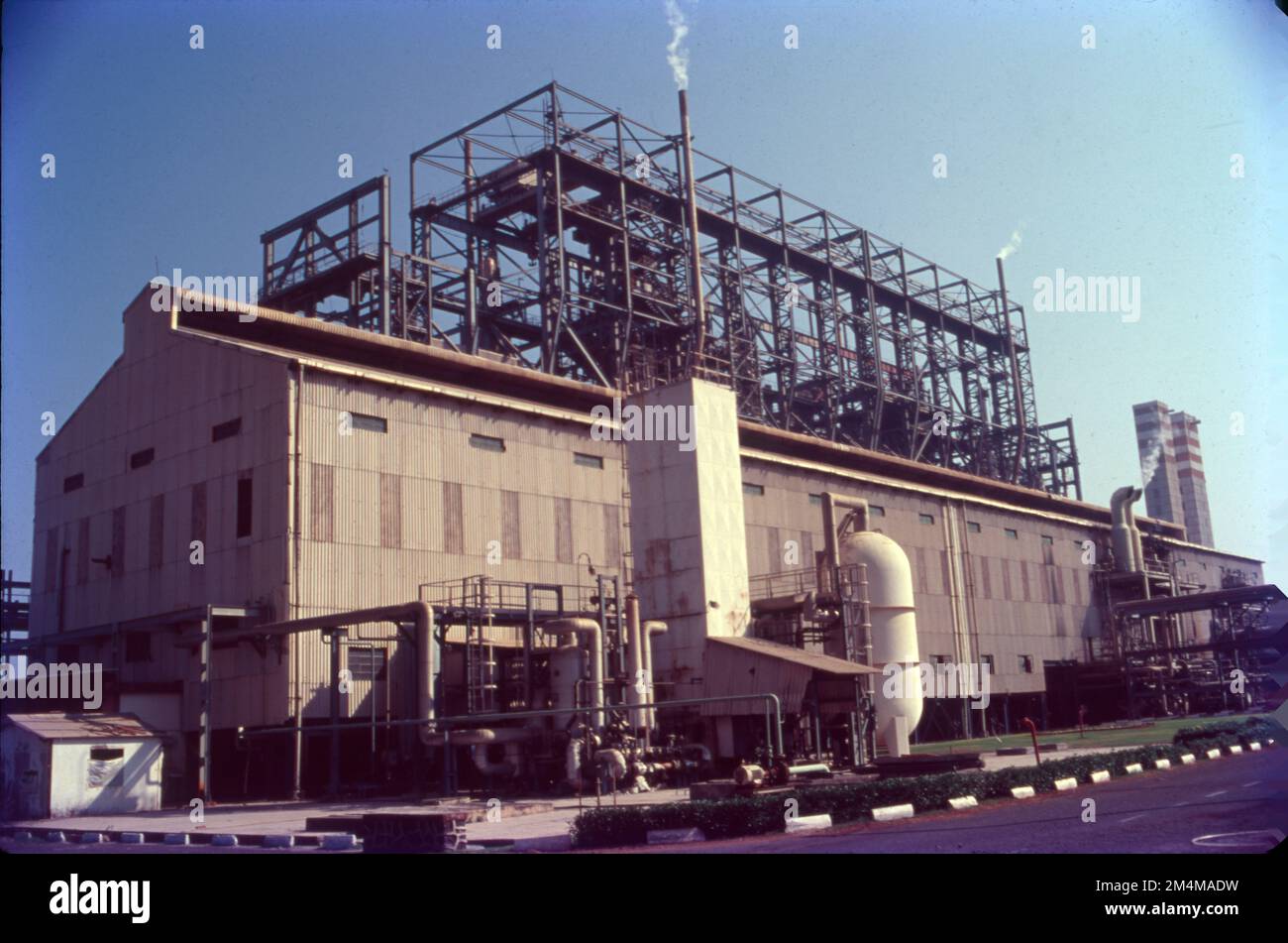 L'industria produce cinque fertilizzanti chimici di base: Fosfato, ammoniaca, urea, nitrato di ammonio e acido nitrico. India Foto Stock