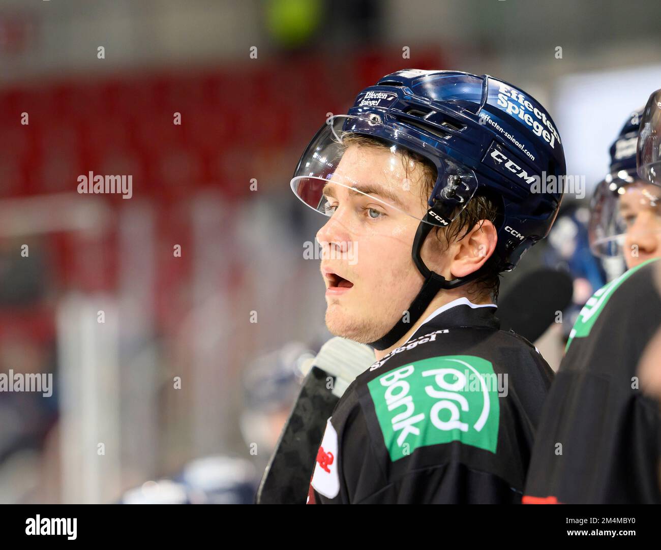 Dusseldorf/Germania. 20th dicembre 2022, Alexander BLANK (DEG) hockey su ghiaccio 1st Bundesliga, DEL matchday 33, Duesseldorfer EG (DEG) - Adler Mannheim (Adler) 1: 0, il 20th dicembre 2022 a Duesseldorf/Germania. Foto Stock