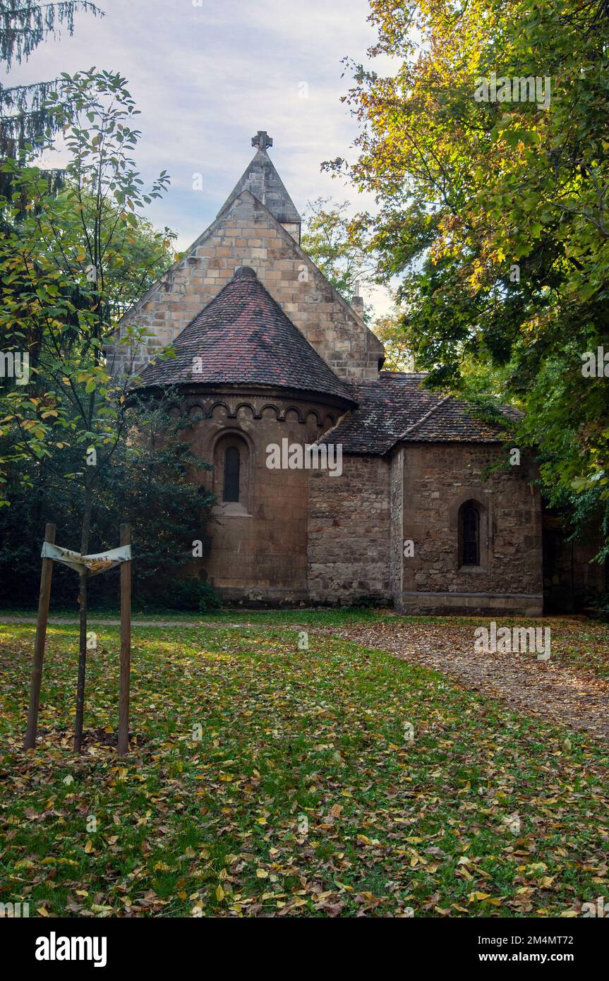 St Cappella di Michele, Isola Margherita, Budapest, Ungheria, Foto Stock