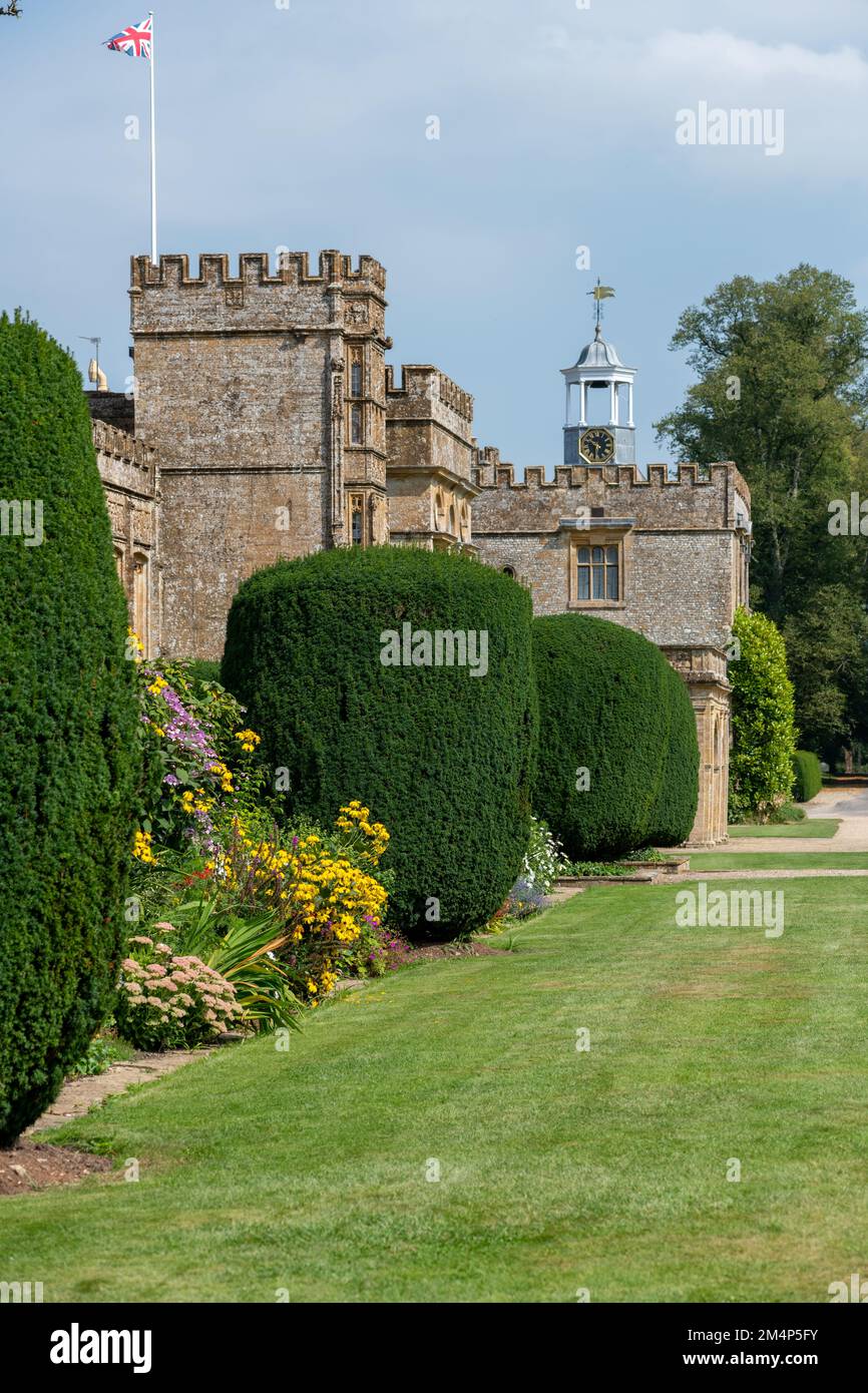 Chard.Somerset.United Kingdom.September 4th 2021.View of Forde Abbey in Somerset Foto Stock