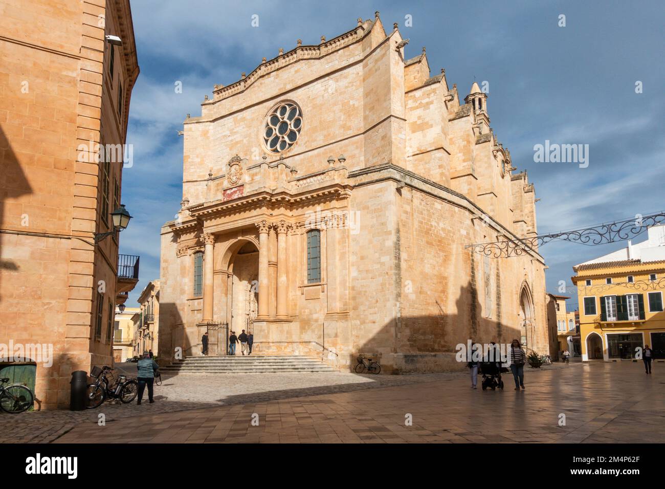 Cattedrale Basilica di Ciutadella de Menorca, Minorca, Isole Baleari, Spagna. Foto Stock