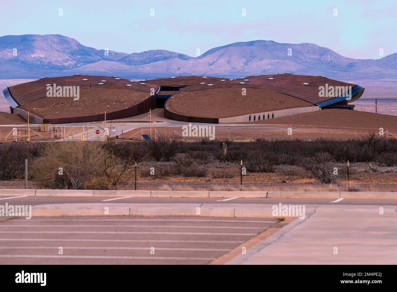 Spaceport America nel New Mexico Foto Stock