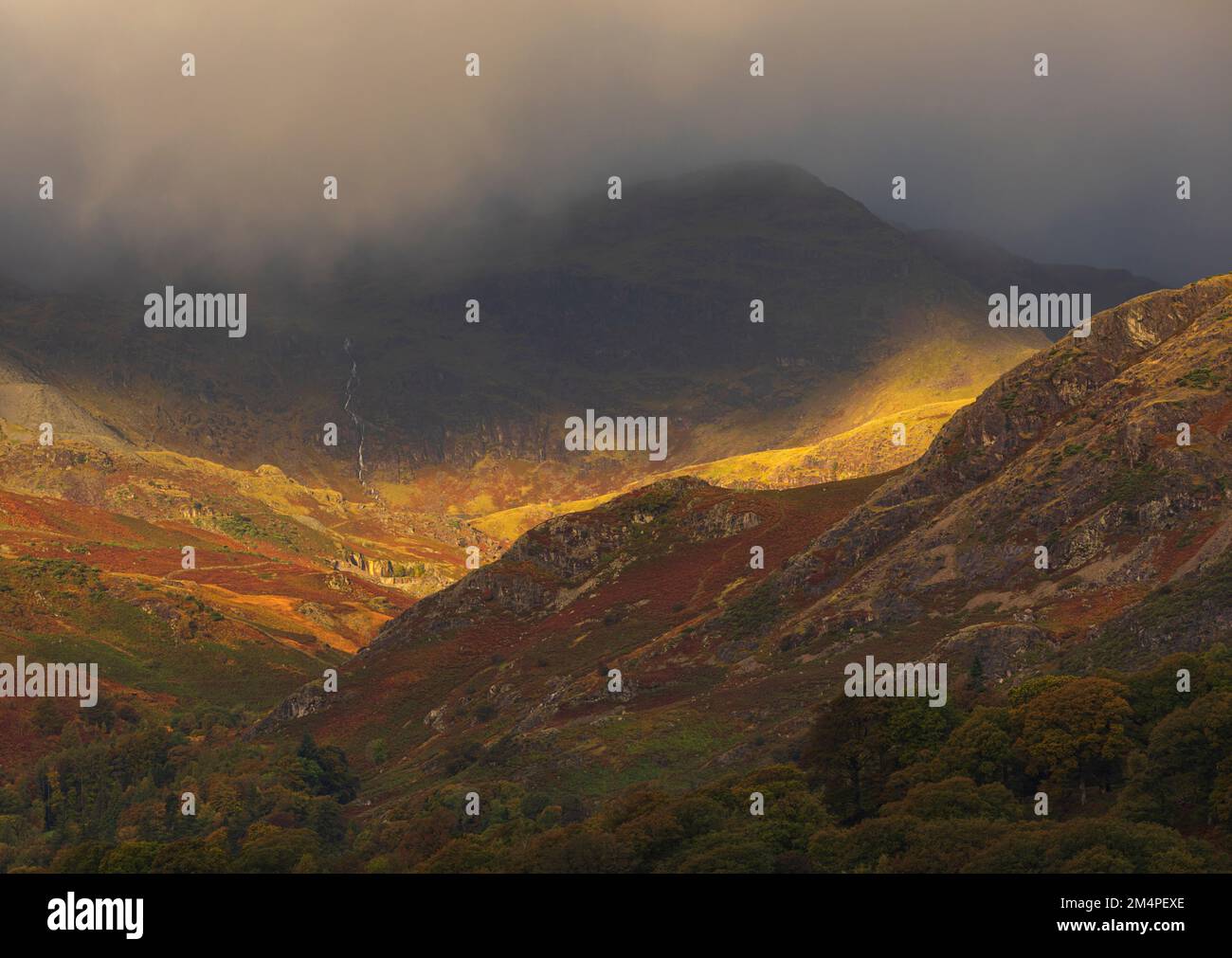 Vecchio uomo della catena montuosa di Coniston Foto Stock