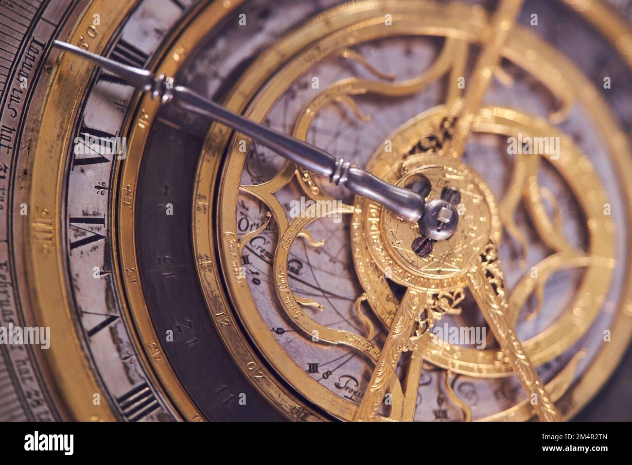 Orologio astronomico di Johann Schneider Foto Stock