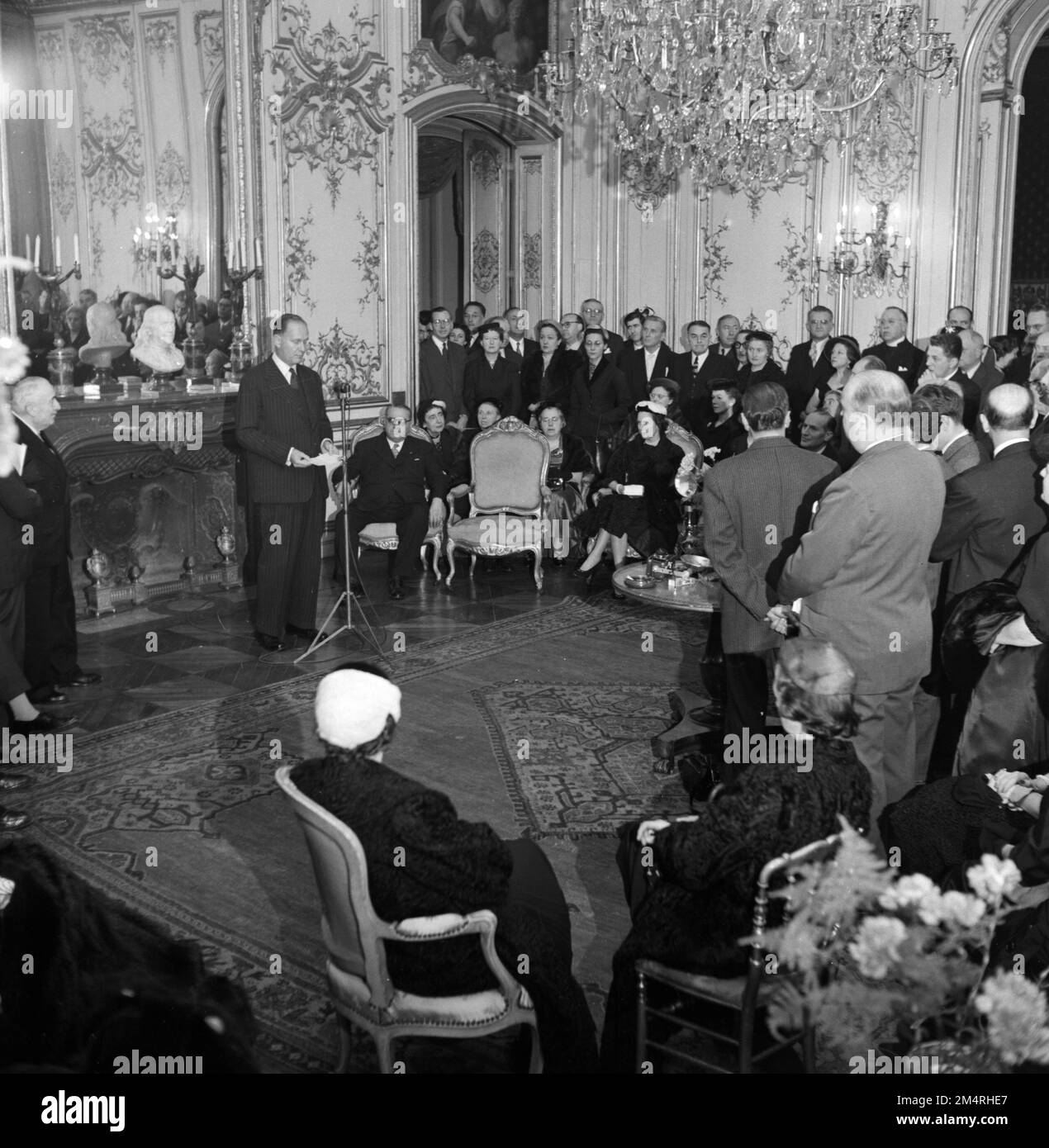 Franklin's 250th Anniversary, France Amerique. Fotografie dei programmi di Marshall Plan, mostre e personale Foto Stock