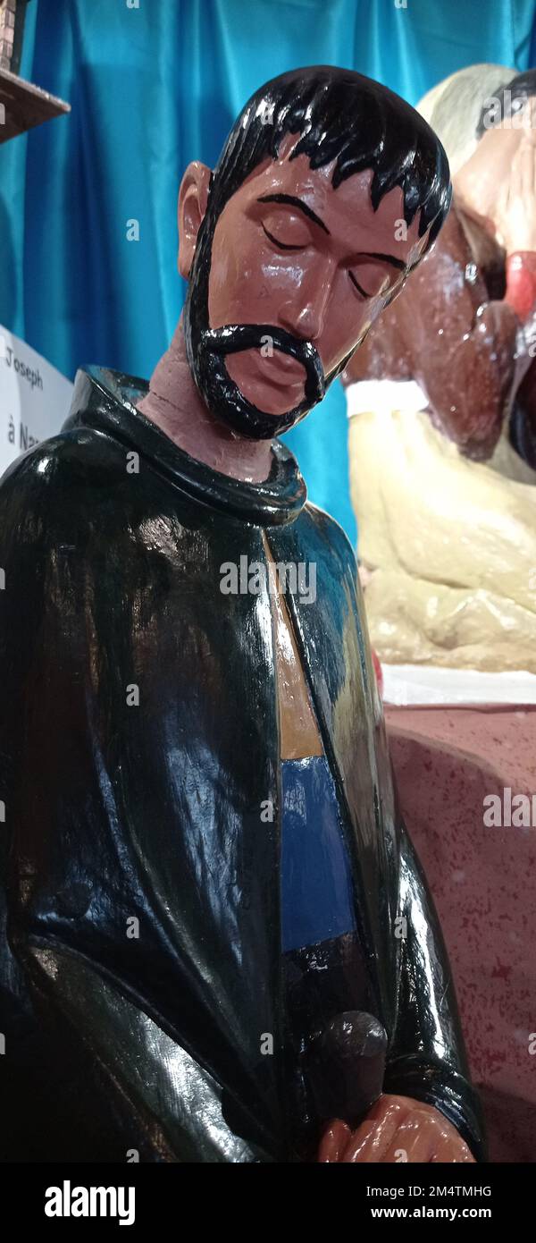 PERSONNAGE DE LA CRECHE , GIUSEPPE Foto Stock