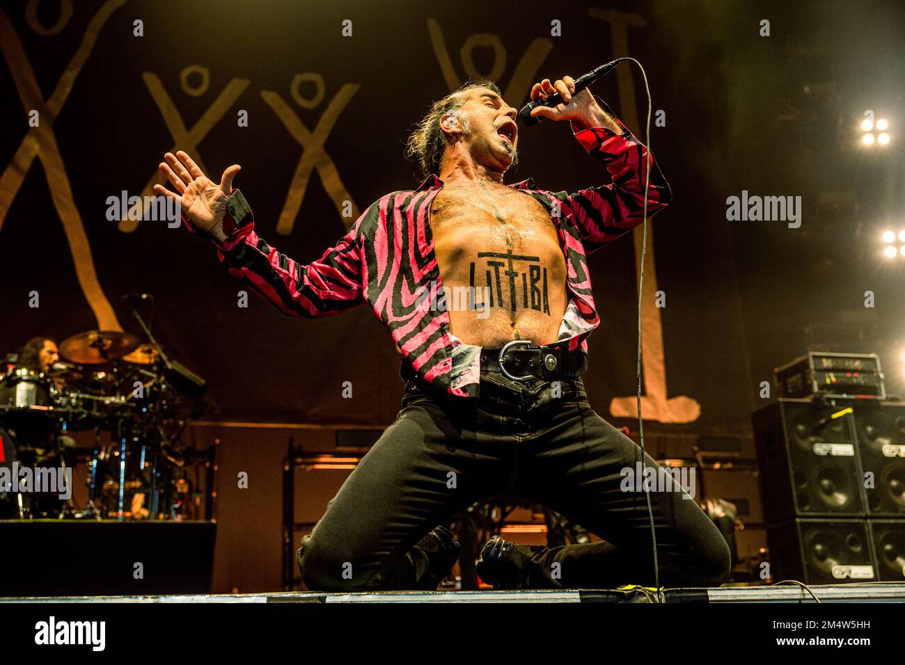 Milano, Italia. 22nd Dec, 2022. Piero Pelù della rock band italiana