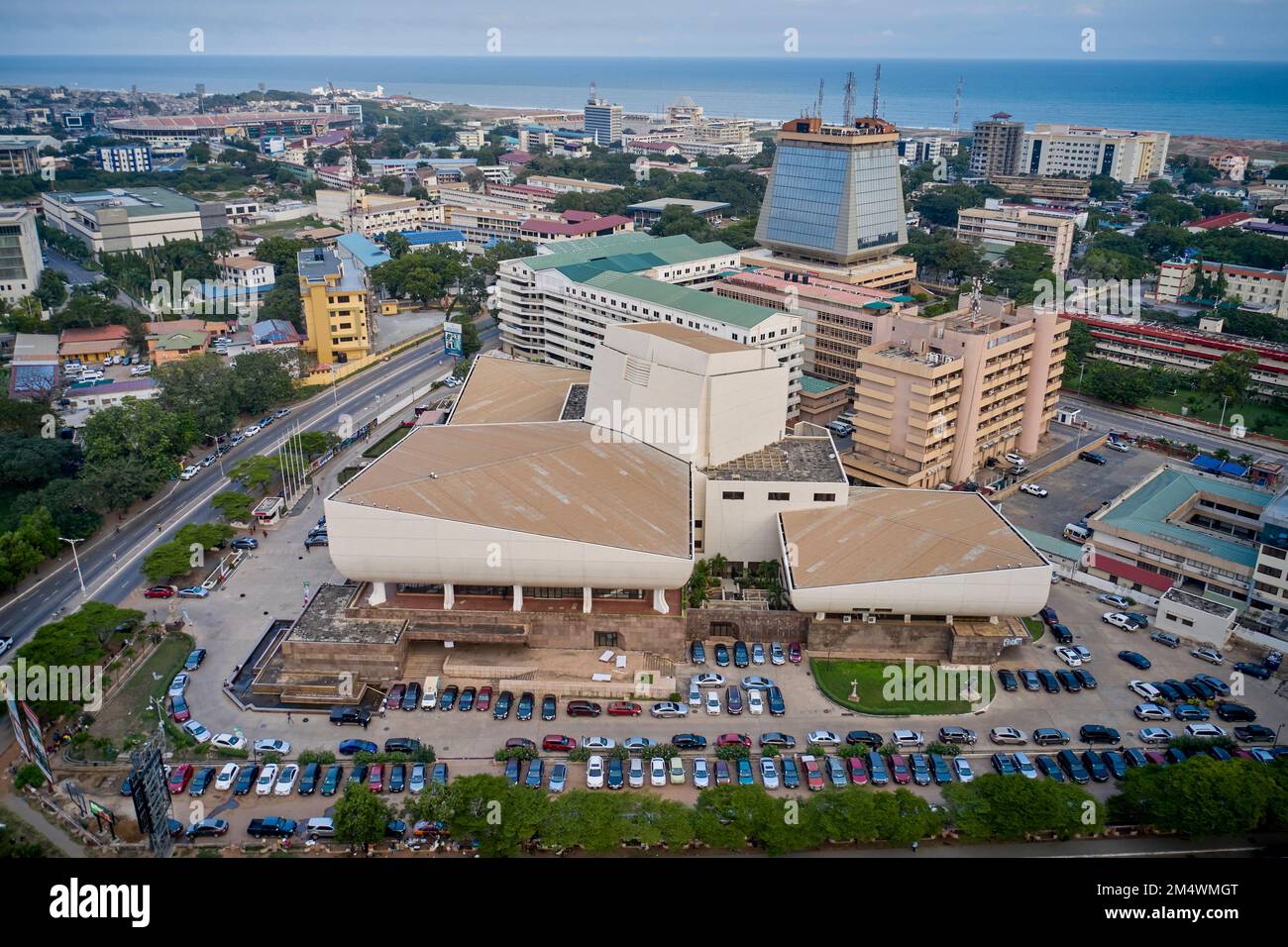 Aeroporto del centro città di Accra, Ghana Foto Stock