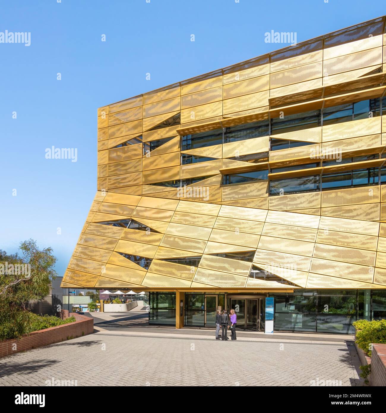 Joondalup, WA, Australia - edificio Ngoolark presso la Edith Cowan University di JCY Architects Foto Stock