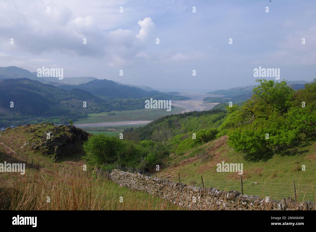 Estuario Mawddach a Snowdonia, Galles del Nord Foto Stock